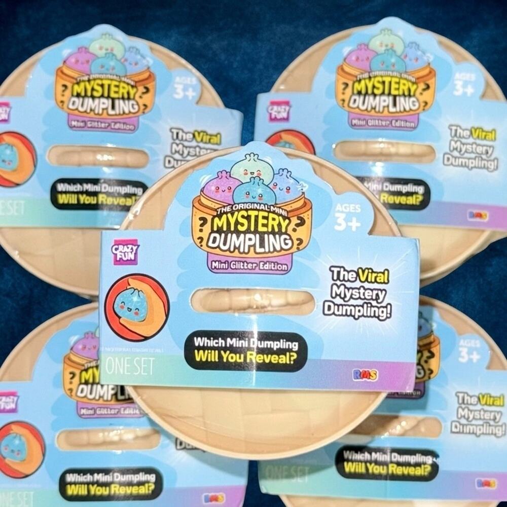 RMS Squishy Bun Mini Mystery Rare Glitter Edition Dumpling Viral New 2026